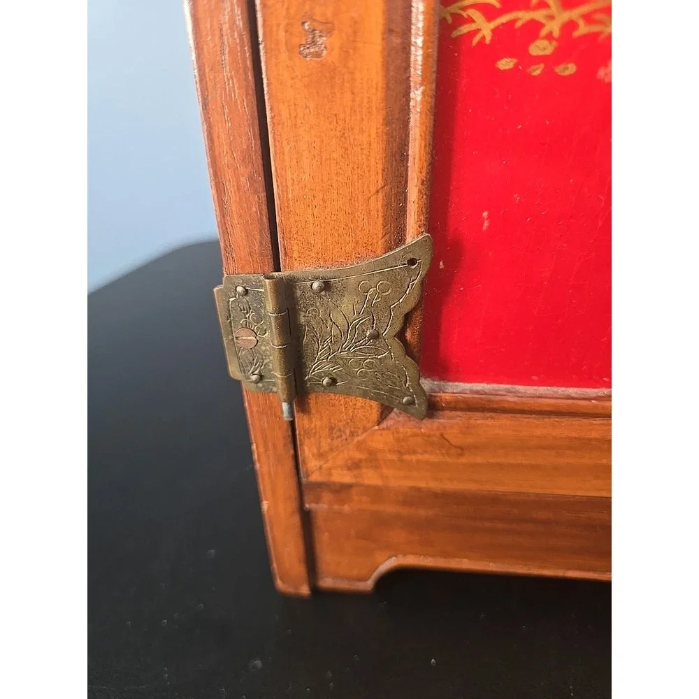 Oriental‎ Asian Jewelry Stirage Trinket Box Dyachenko Banco Peoples Republic VTG